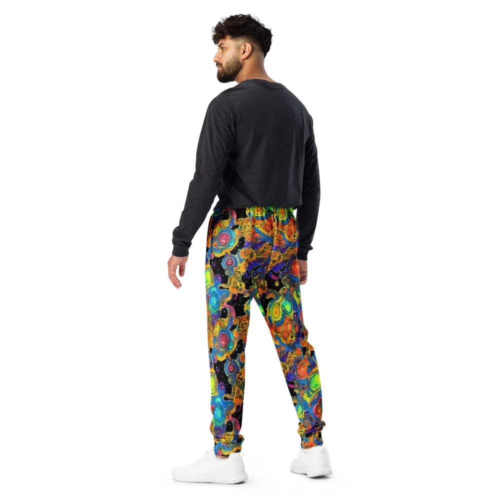 Rainbow Abyss on Men's Joggers — Back