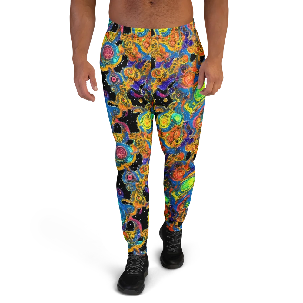 Rainbow Abyss on Men's Joggers — Front