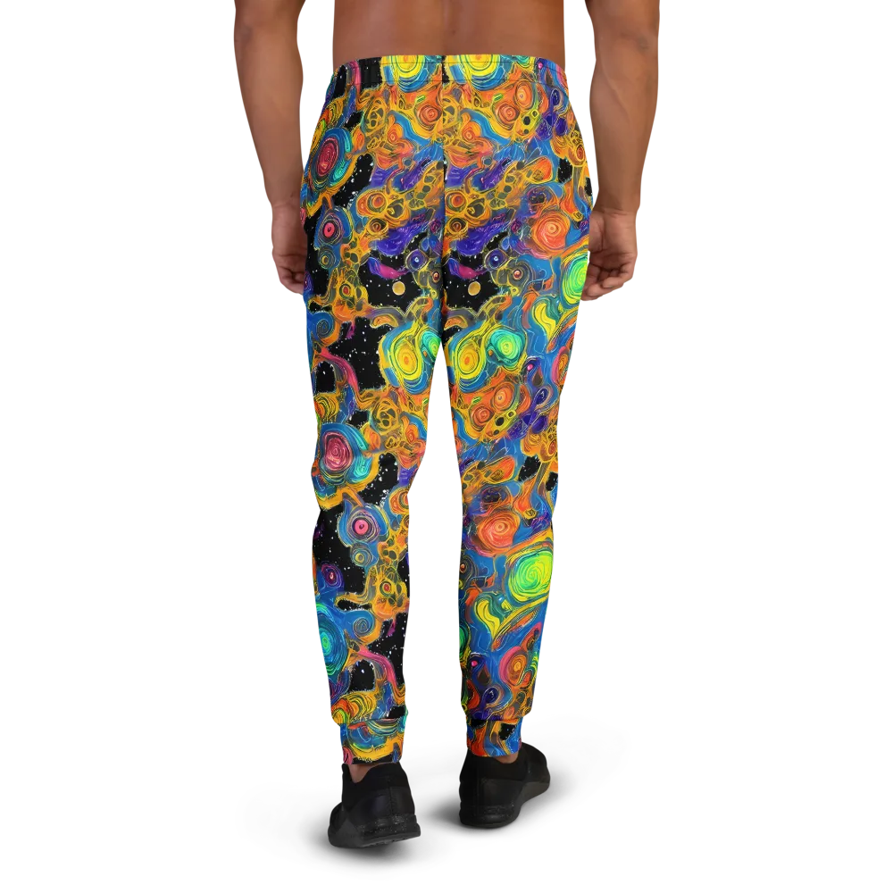 Rainbow Abyss on Men's Joggers — Back