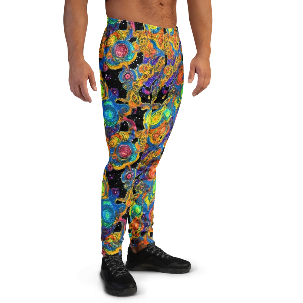 Rainbow Abyss on Men's Joggers — Right