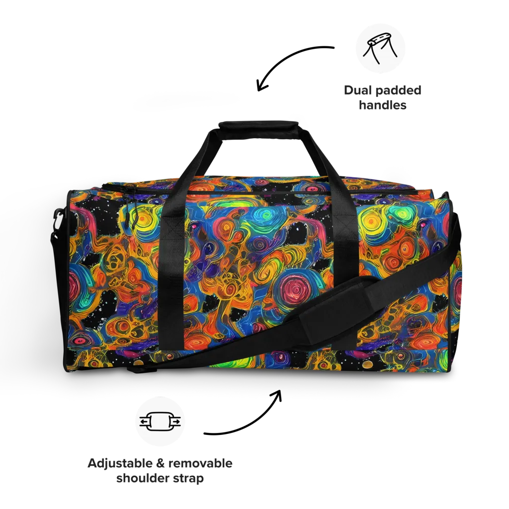 Rainbow Abyss on Duffle Bag — Front