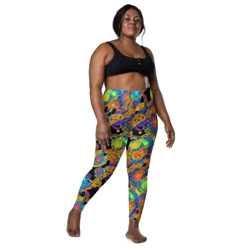 Rainbow Abyss on a Leggings with Pockets