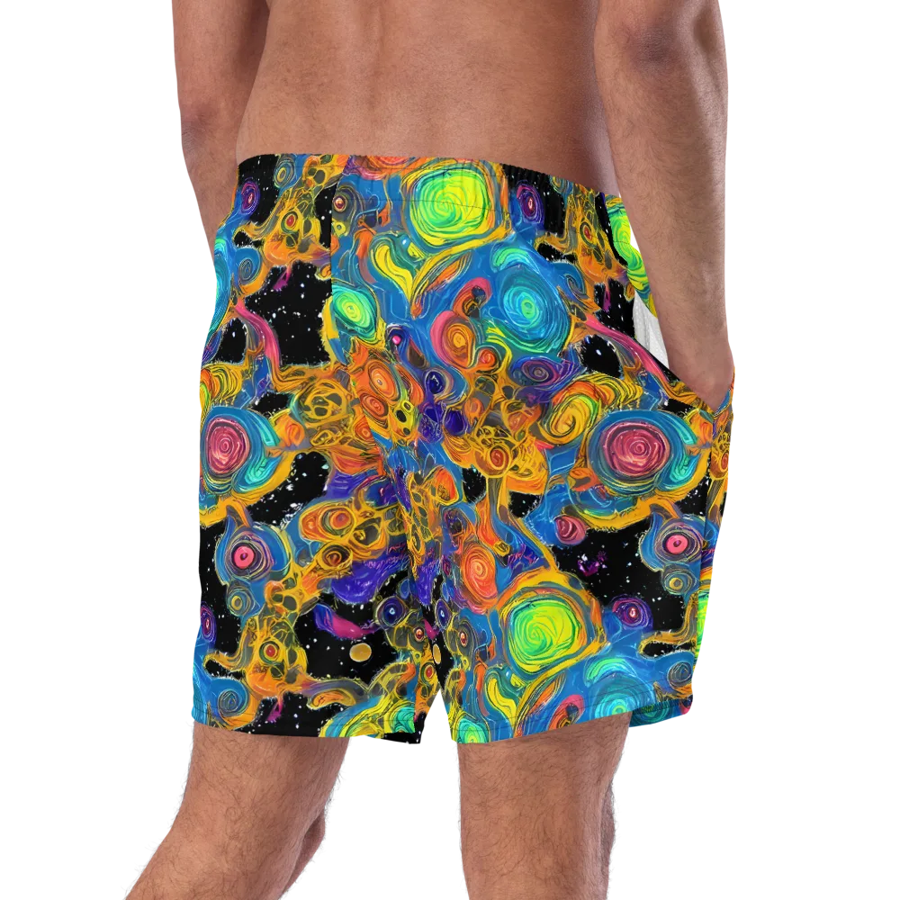 Rainbow Abyss on Swim Trunks — Right Back
