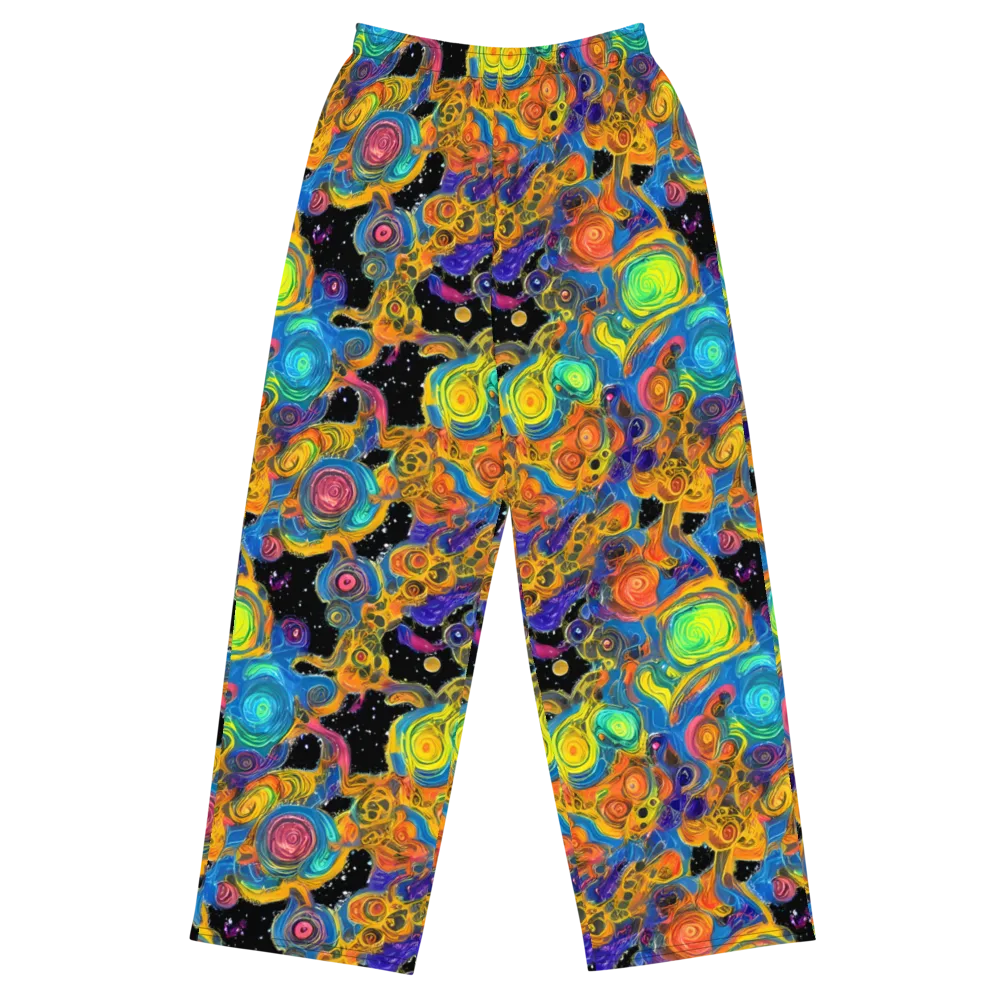 Rainbow Abyss on Wide-Leg Pants — Front
