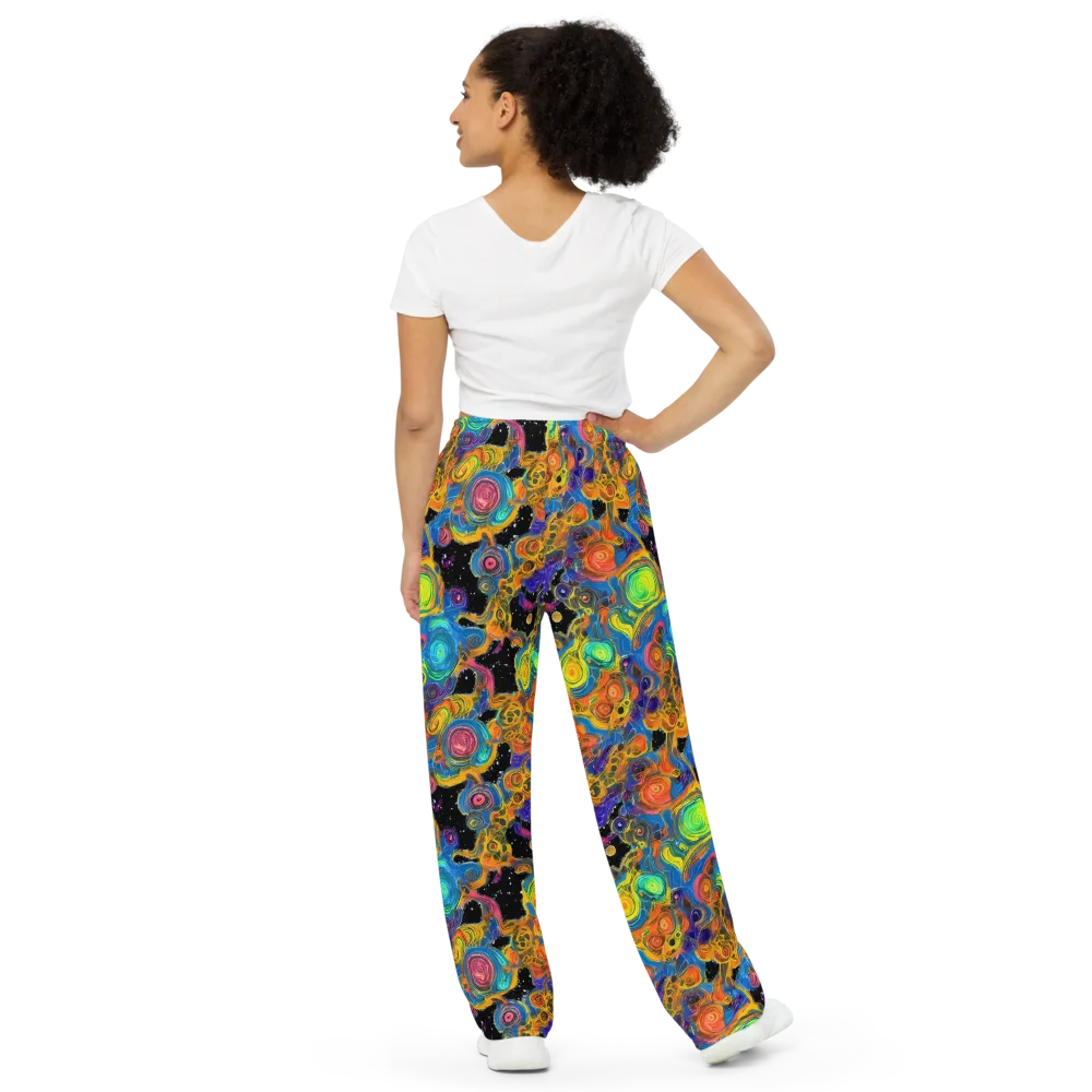 Rainbow Abyss on Wide-Leg Pants — Back