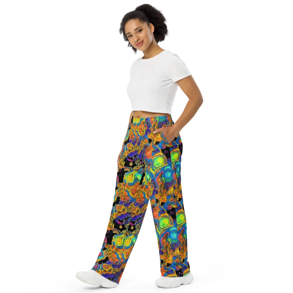 Rainbow Abyss on Wide-Leg Pants — Left Front