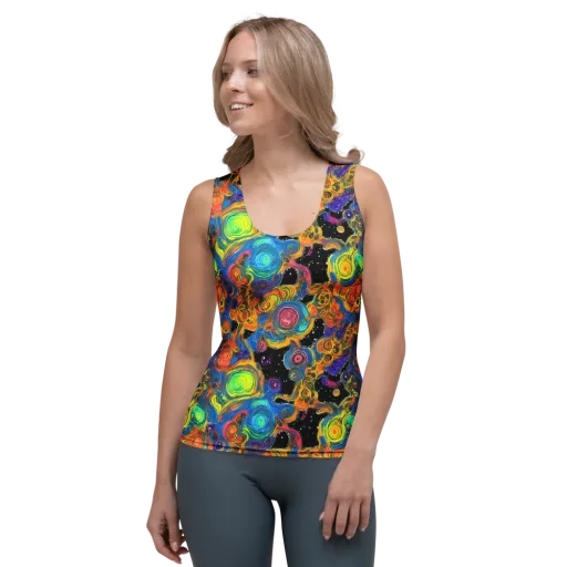 Rainbow Abyss on a Women's Tank Top