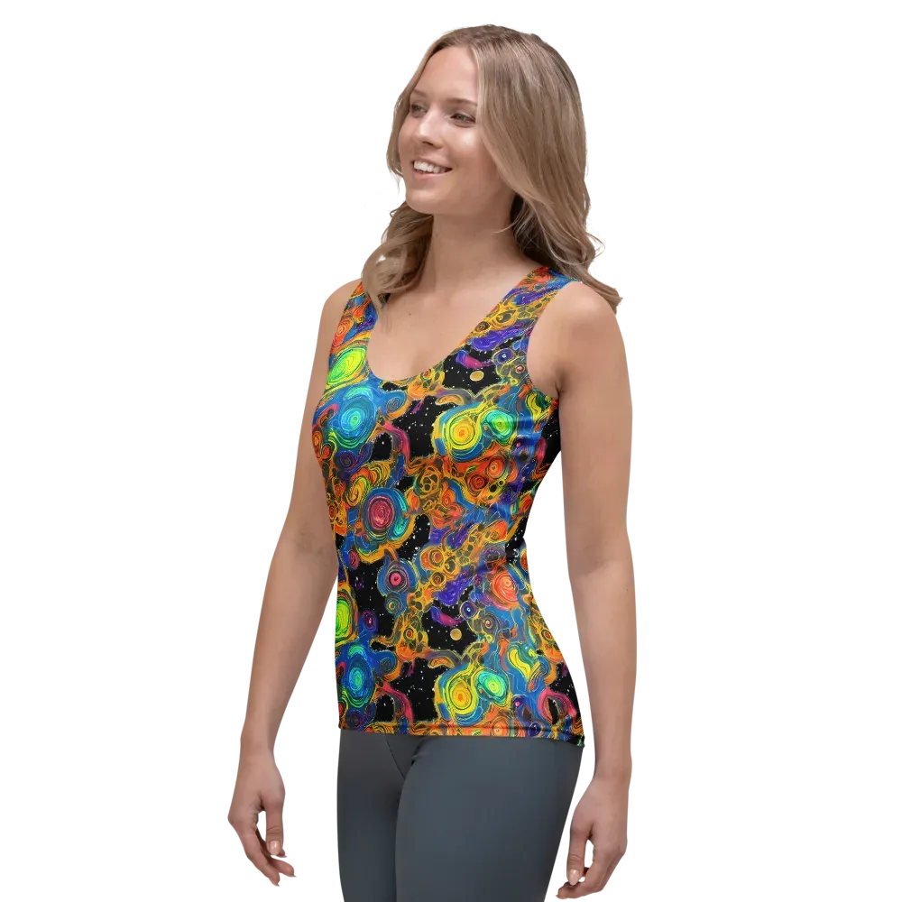 Rainbow Abyss on Women's Tank Top — Left Front