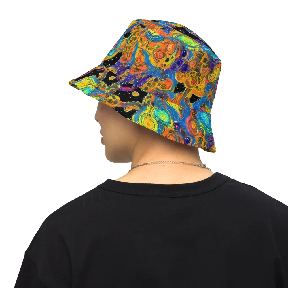 Rainbow Abyss on Reversible Bucket Hat — Back Inside