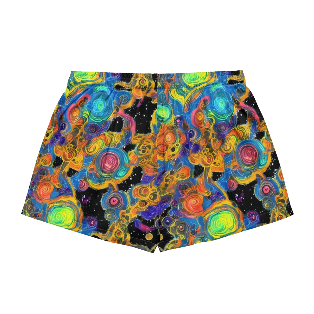 Rainbow Abyss on Women's Pajama Shorts — Back