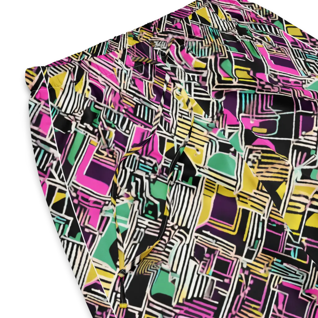 Neon Maze on Women's Pajama Pants — Product details