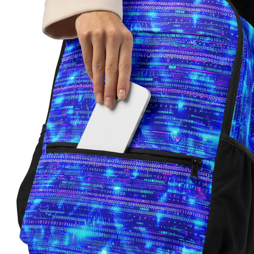 Neon Cipher on Utility Backpack — Product details