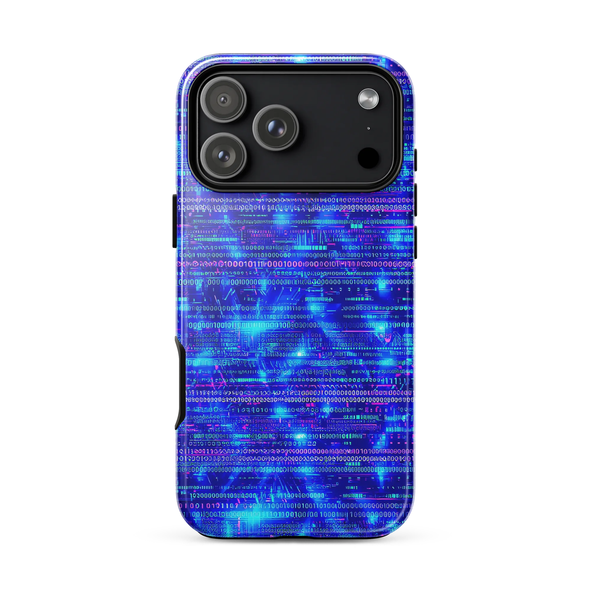 Neon Cipher on Tough Case for iPhone® — Front