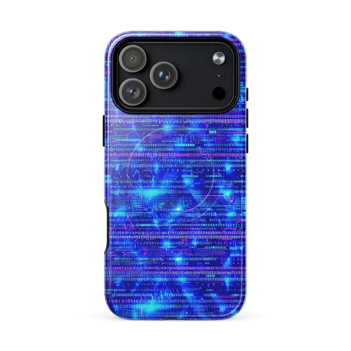 Neon Cipher on a MagSafe Tough Case for iPhone®