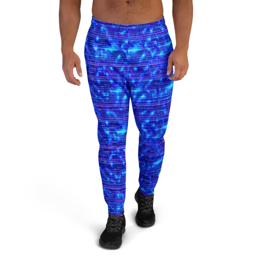 Neon Cipher on a Men's Joggers