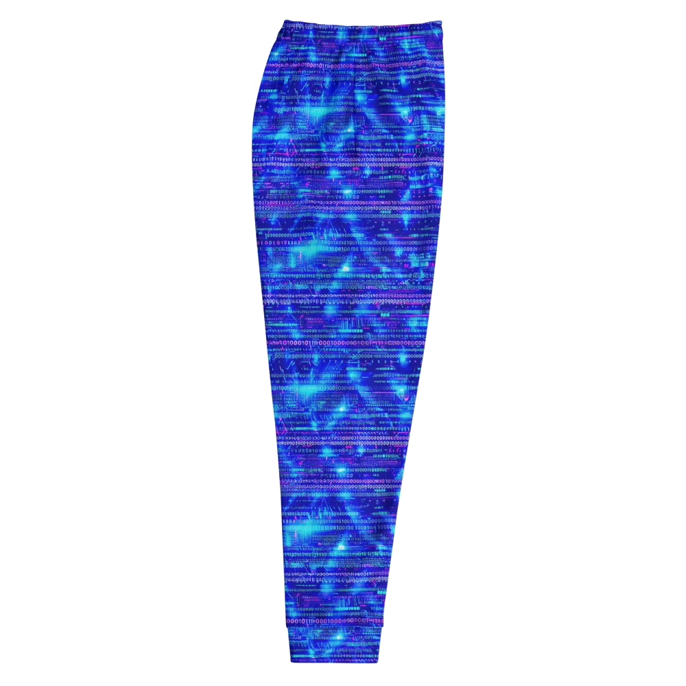 Neon Cipher on Men's Joggers — Right