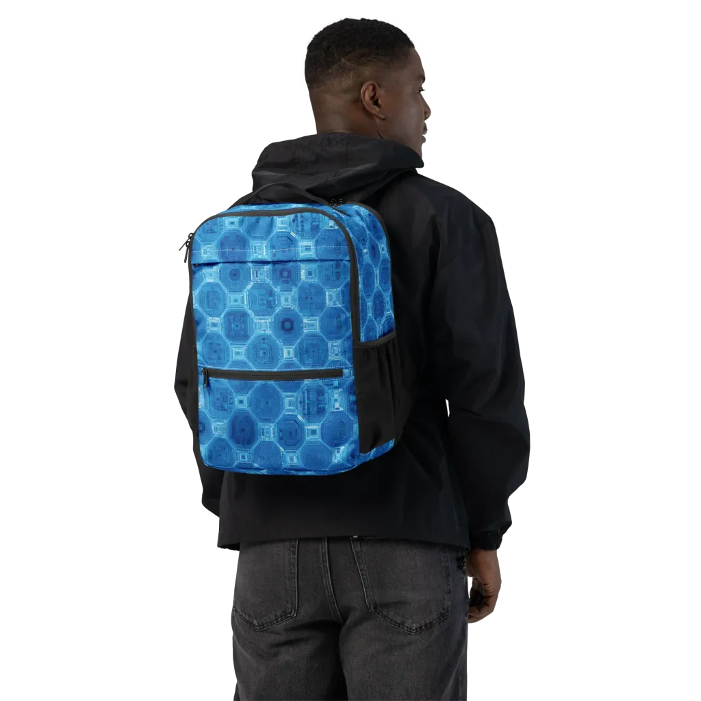 Cobalt Circuit on Utility Backpack — Back