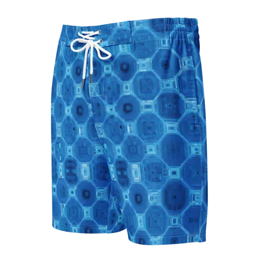 Cobalt Circuit on a Men's Board Shorts