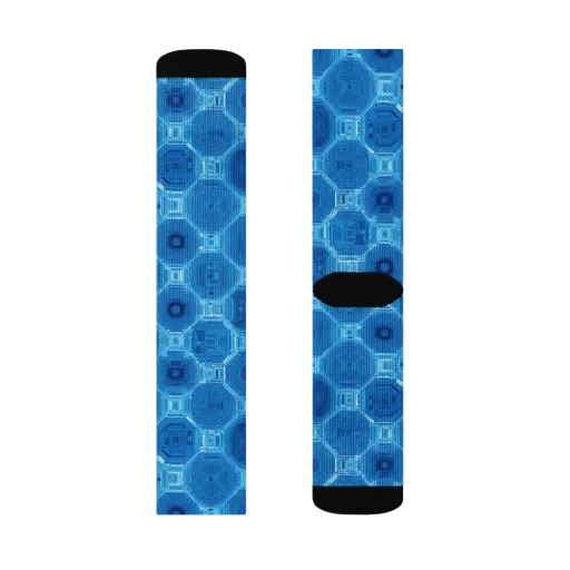 Cobalt Circuit on a Socks