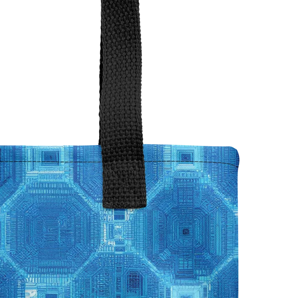 Cobalt Circuit on Tote Bag — Product details