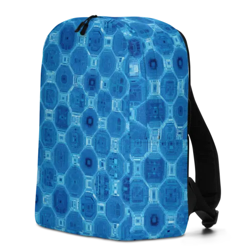 Cobalt Circuit on a Minimalist Backpack