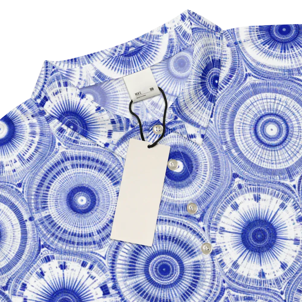Indigo Circuit on Men's Slim Fit Polo Shirt — Product details