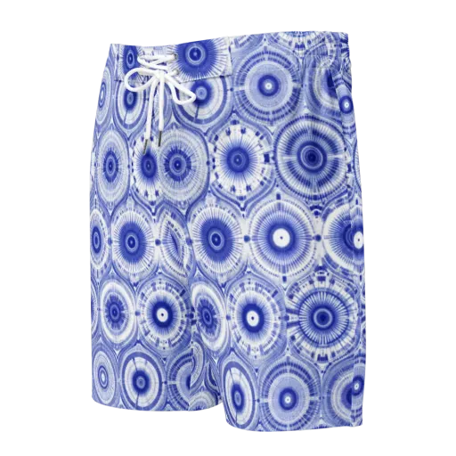 Indigo Circuit on a Men's Board Shorts