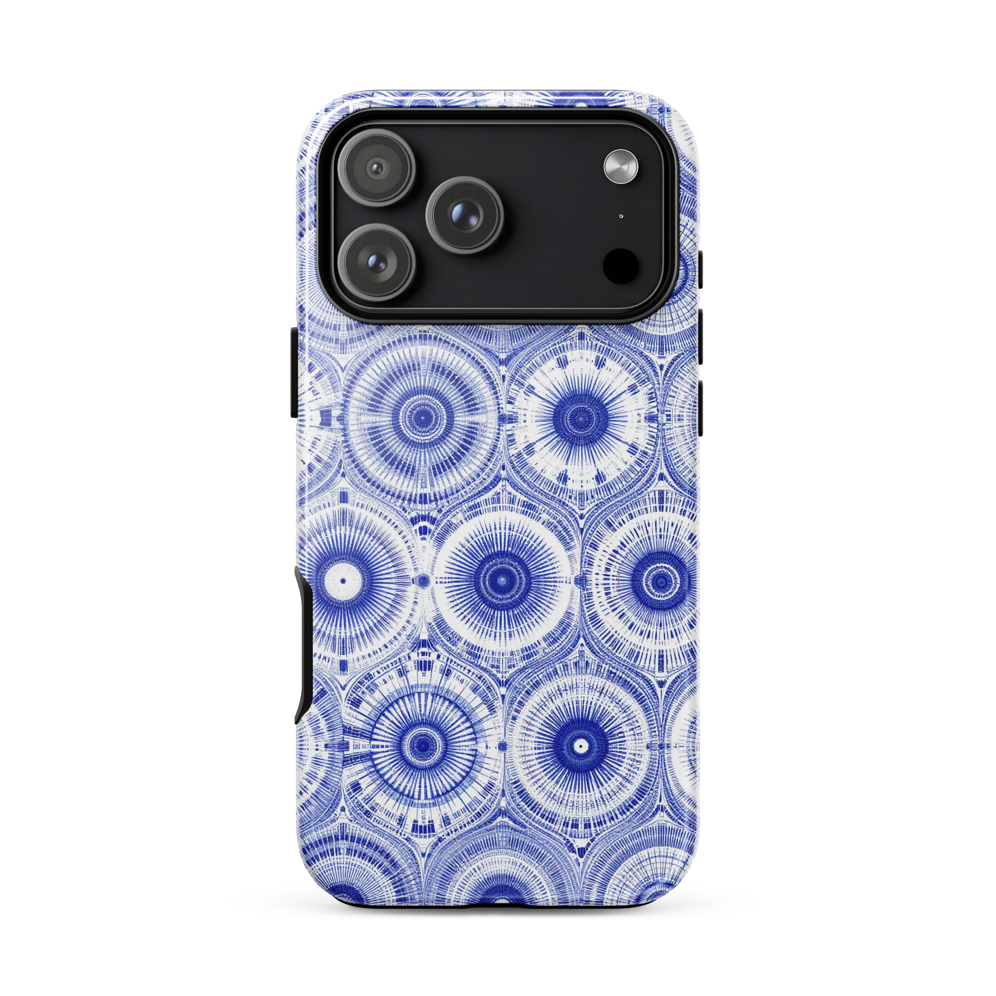 Indigo Circuit on Tough Case for iPhone® — Front