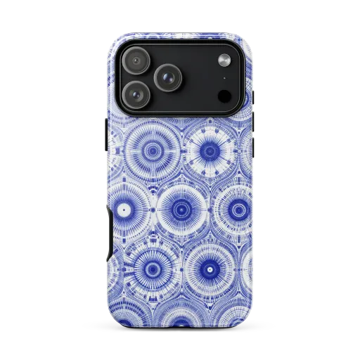 Indigo Circuit on a Tough Case for iPhone®
