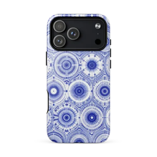 Indigo Circuit on a MagSafe Tough Case for iPhone®