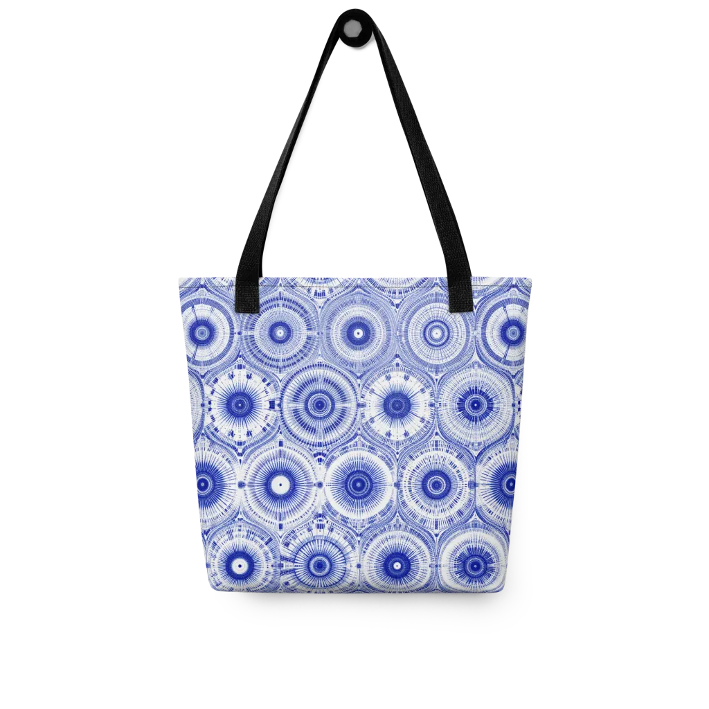 Indigo Circuit on Tote Bag — Front