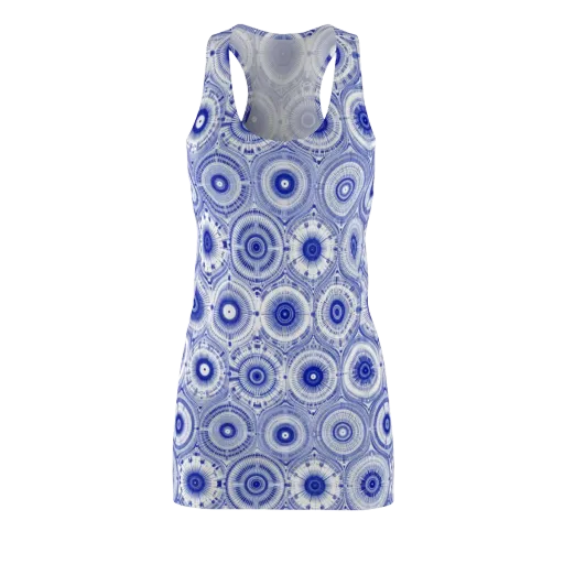 Indigo Circuit on a Racerback Dress