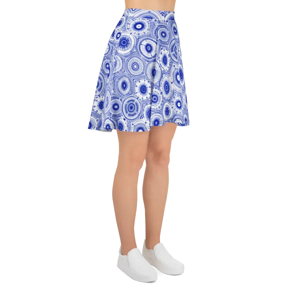 Indigo Circuit on Skater Skirt — Right