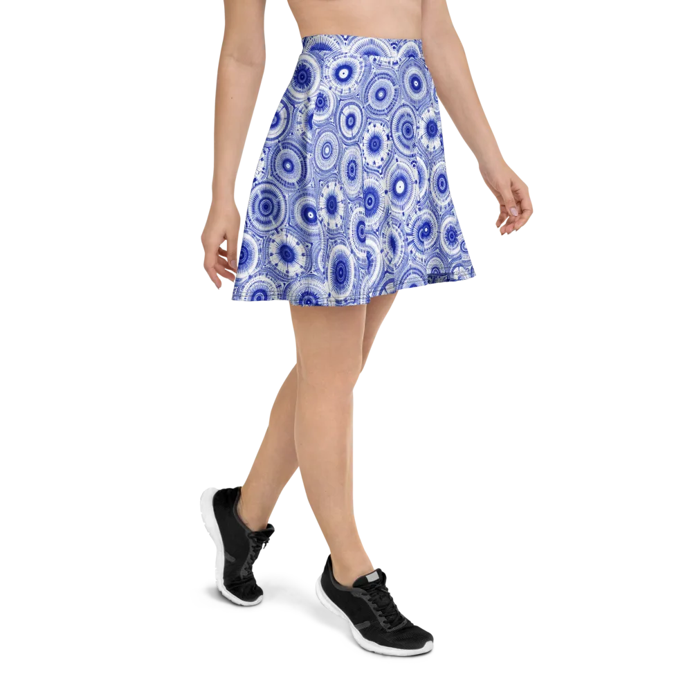Indigo Circuit on Skater Skirt — Right