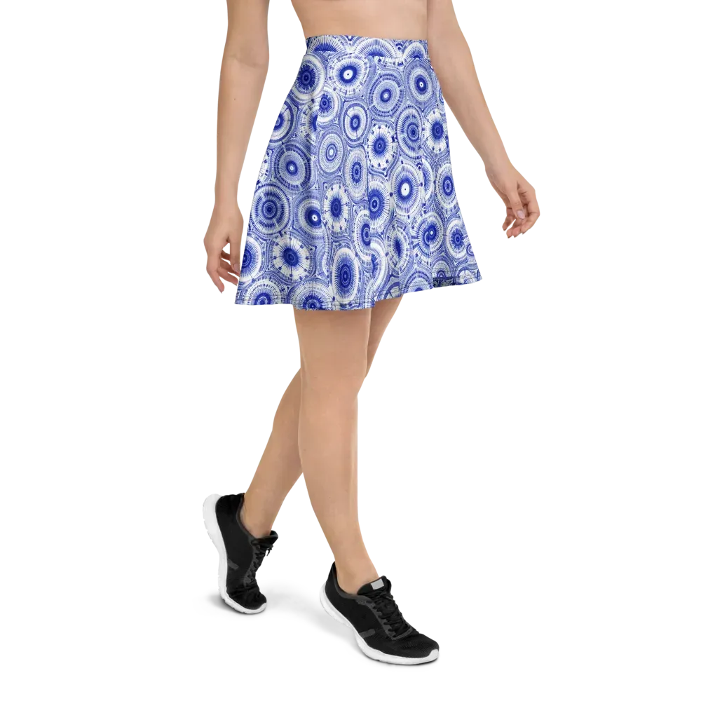 Indigo Circuit on Skater Skirt — Right