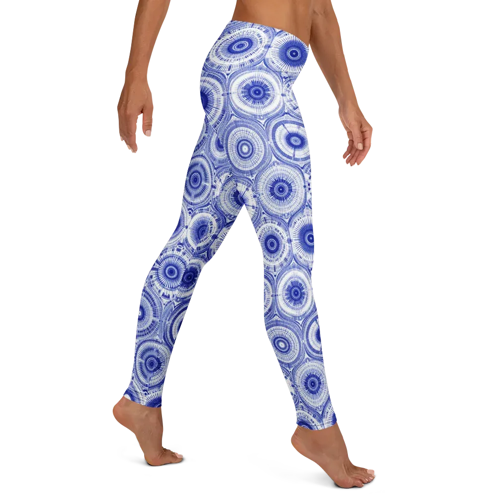 Indigo Circuit on Leggings — Right