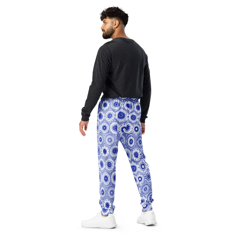 Indigo Circuit on Men's Joggers — Back