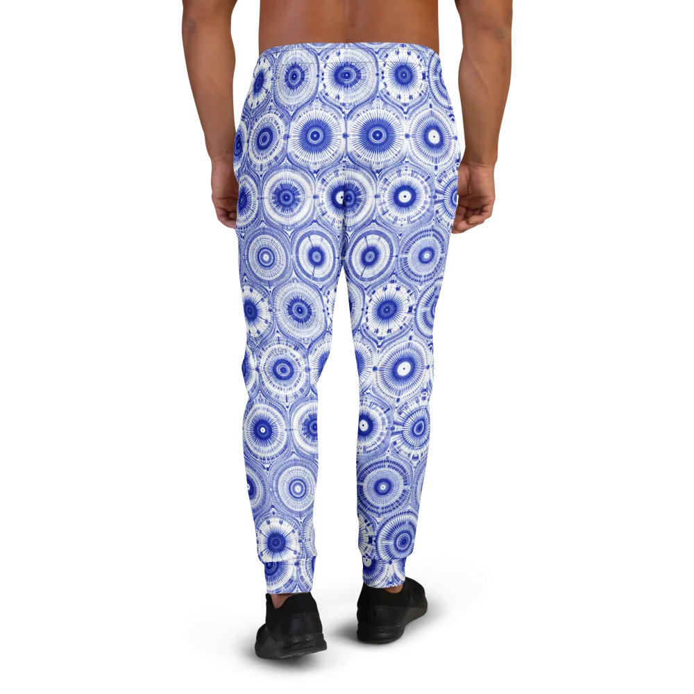 Indigo Circuit on Men's Joggers — Back