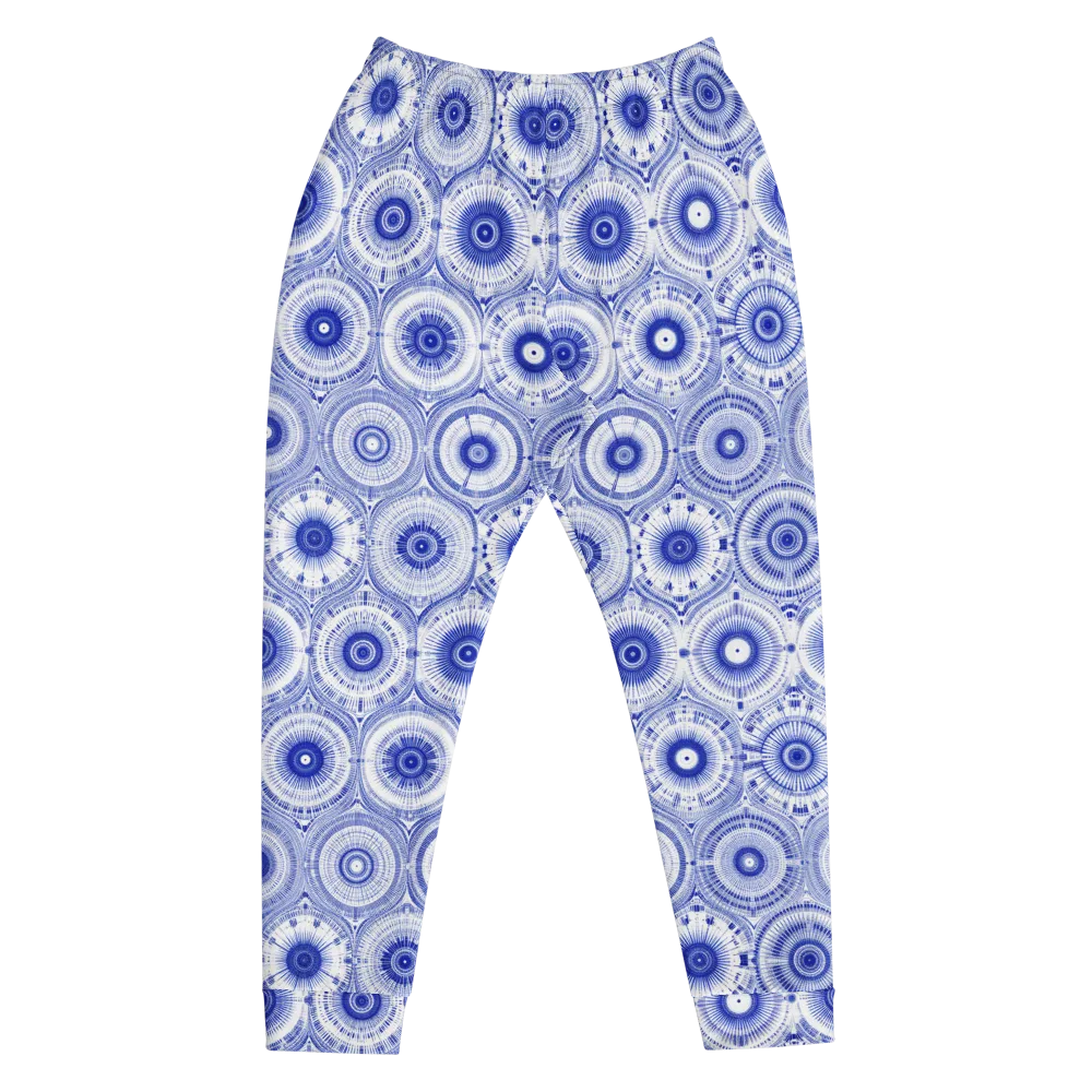 Indigo Circuit on Men's Joggers — Front