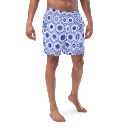 Indigo Circuit on a Swim Trunks