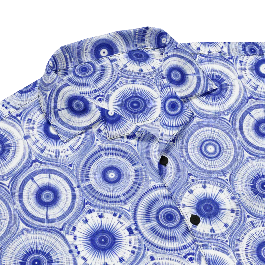 Indigo Circuit on Button Shirt — Product details
