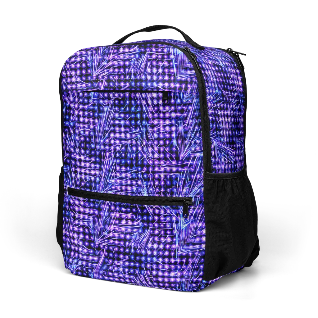 Ultraviolet Circuit on Utility Backpack — Left Front
