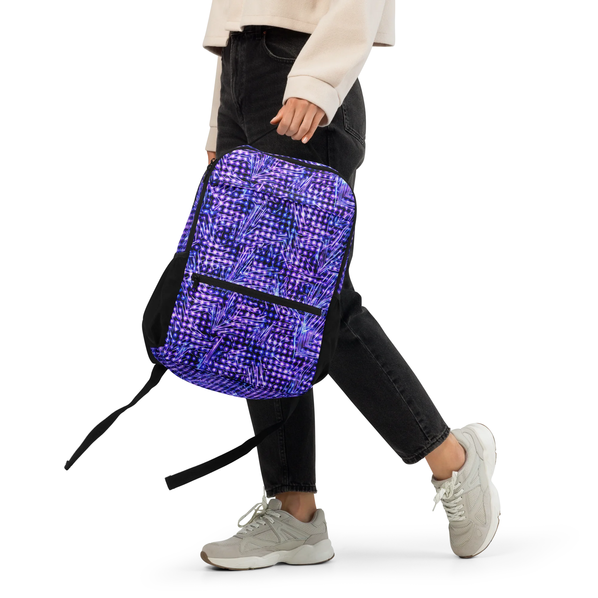 Ultraviolet Circuit on Utility Backpack — Front