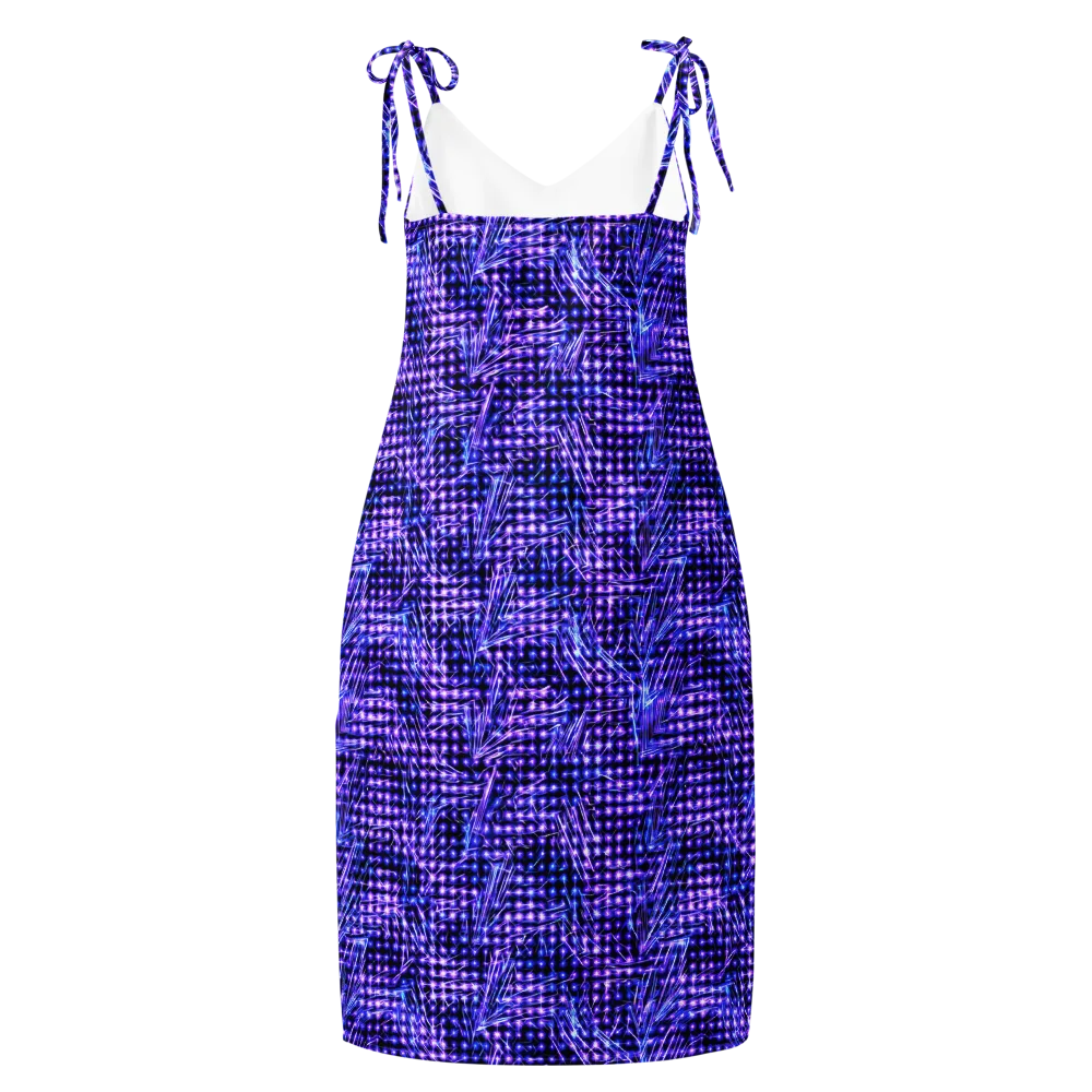 Ultraviolet Circuit on Slip Dress — Back