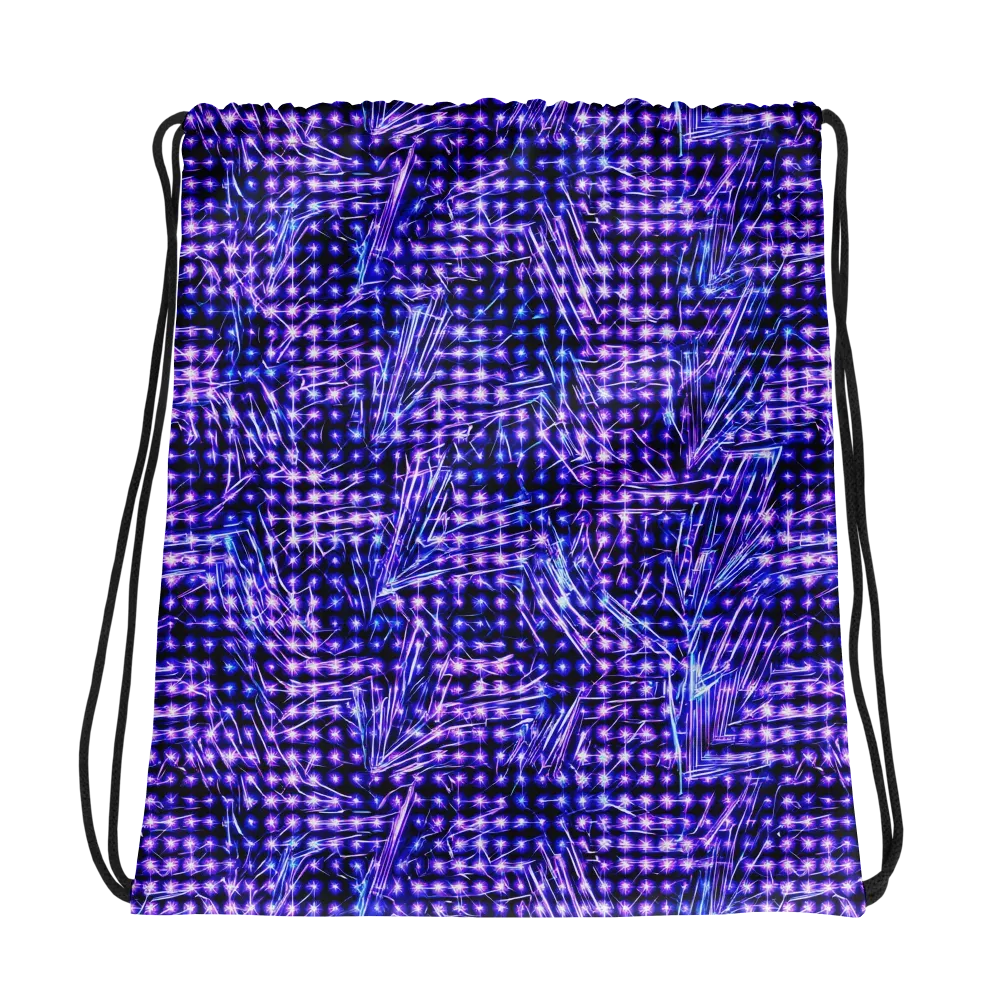 Ultraviolet Circuit on Drawstring Bag — Photo