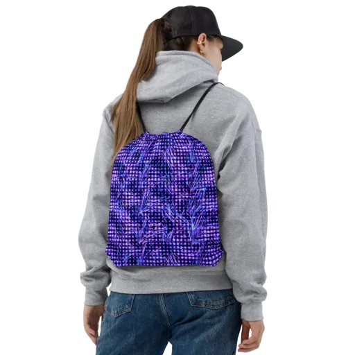 Ultraviolet Circuit on a Drawstring Bag