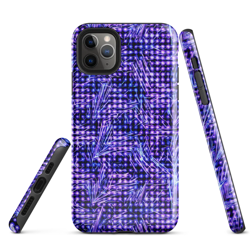 Ultraviolet Circuit on Tough Case for iPhone® — Front