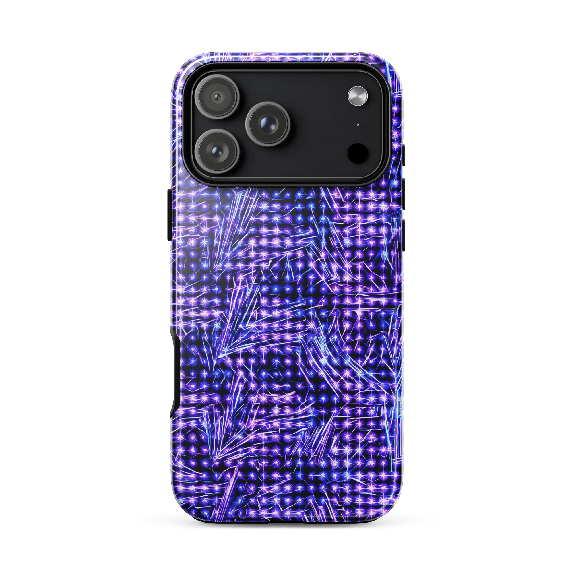 Ultraviolet Circuit on Tough Case for iPhone® — Front