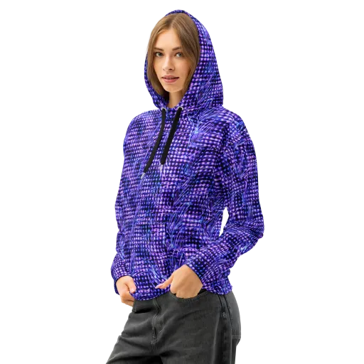 Ultraviolet Circuit on a Cotton Hoodie
