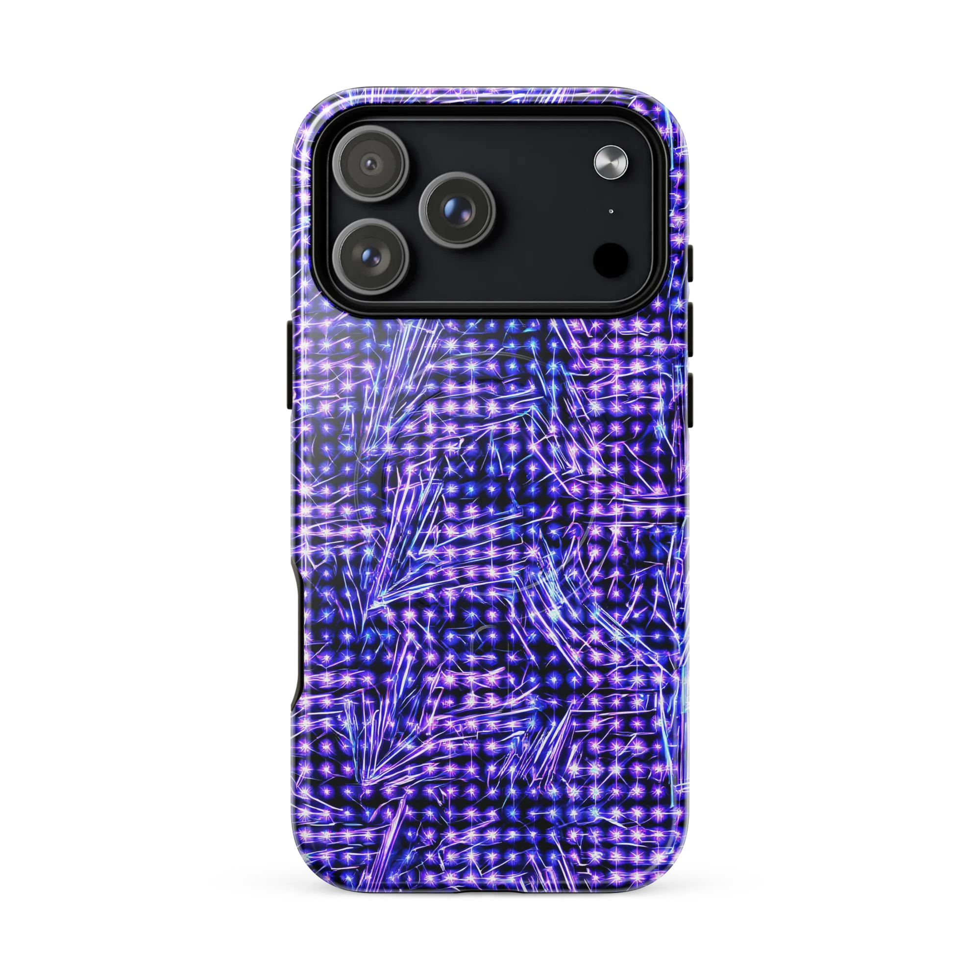 Ultraviolet Circuit on MagSafe Tough Case for iPhone® — Front